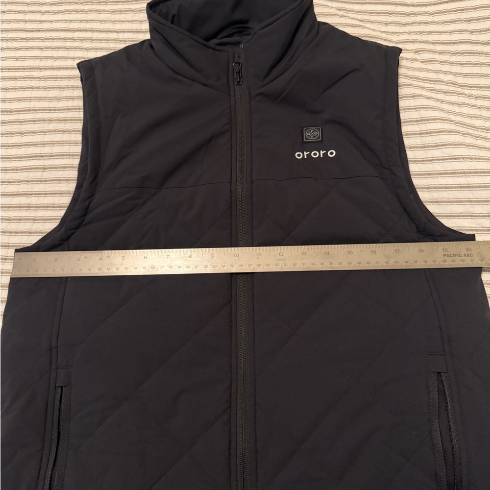 Ororo Men's Black Heated Vest size small